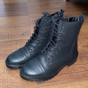 Black Combat Boots